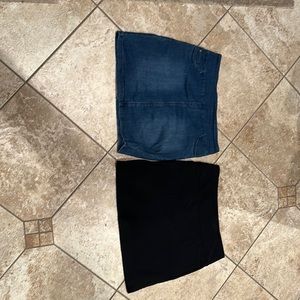 S.C.& co skort L black & navy